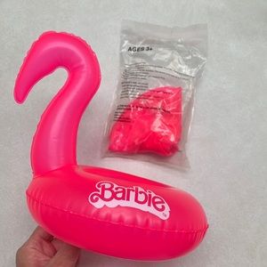 One Barbie Flamingo drink floatie